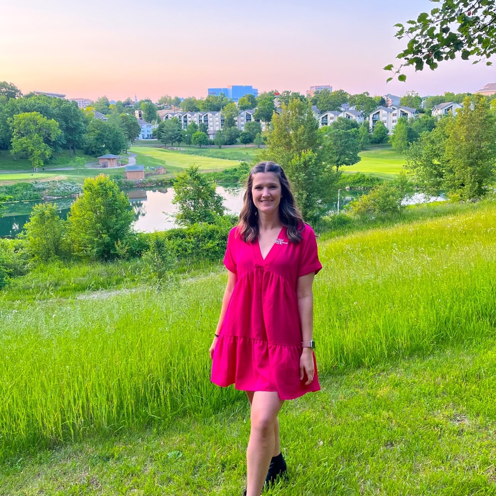Stylish Fuchsia Mini Dress